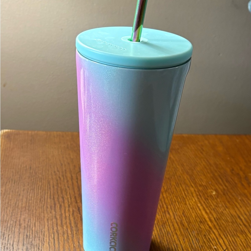 Corkcicle Pastel Cold Cup with Straw
